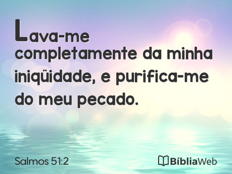 Salmos 51:2 em imagem para compartilhar