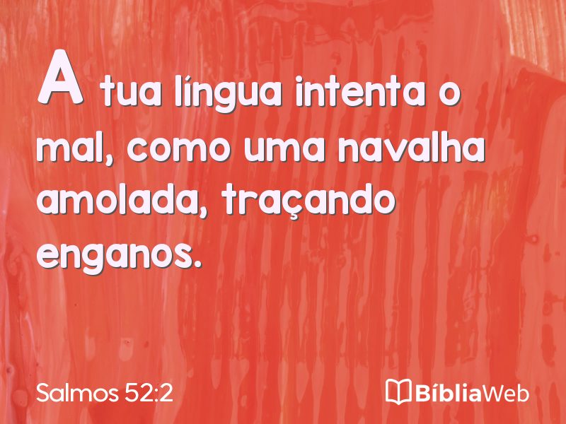 Salmos 52:2 em imagem para compartilhar