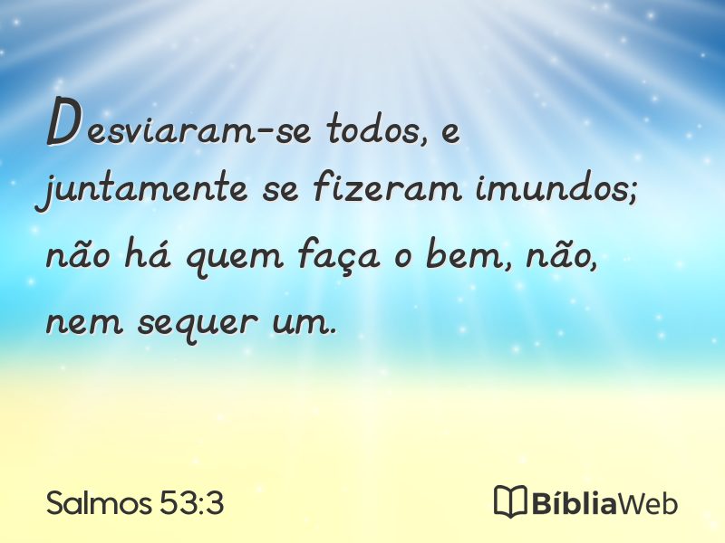 Salmos 53:3 em imagem para compartilhar