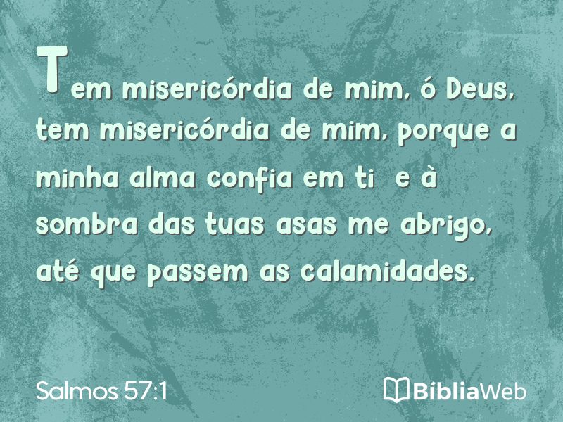 Salmos 57:1 em imagem para compartilhar