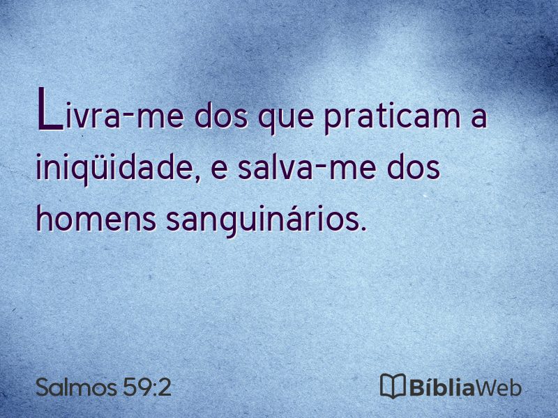 Salmos 59:2 em imagem para compartilhar
