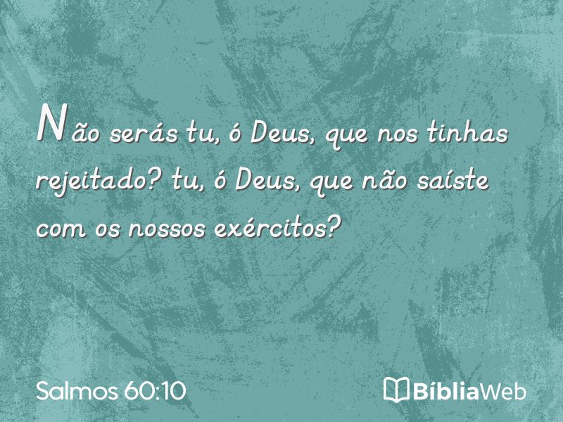 Salmos 60:10 em imagem para compartilhar