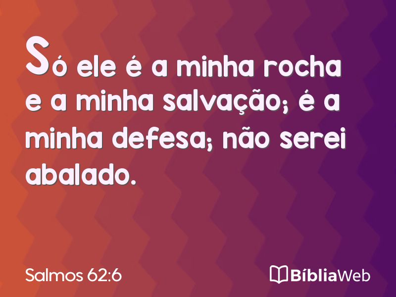 Salmos 62:6 em imagem para compartilhar