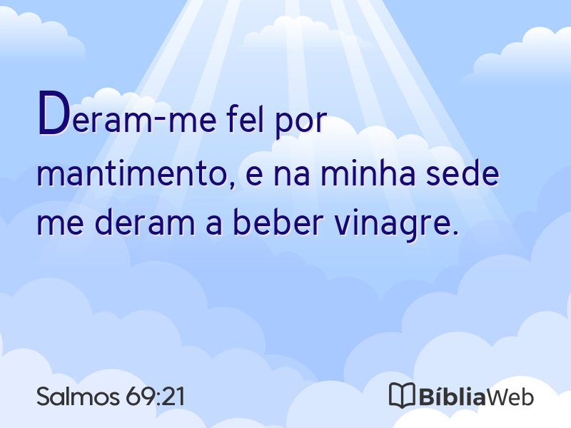 Salmos 69:21 em imagem para compartilhar