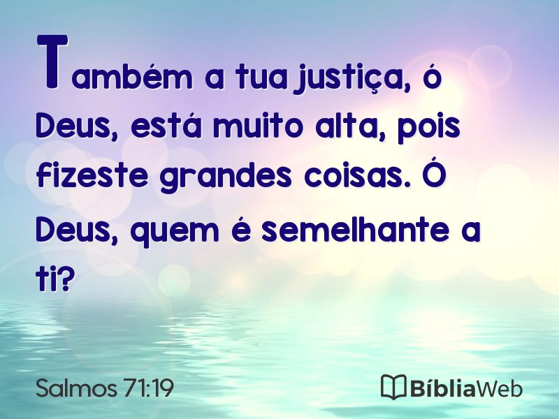 Salmos 71:19 em imagem para compartilhar