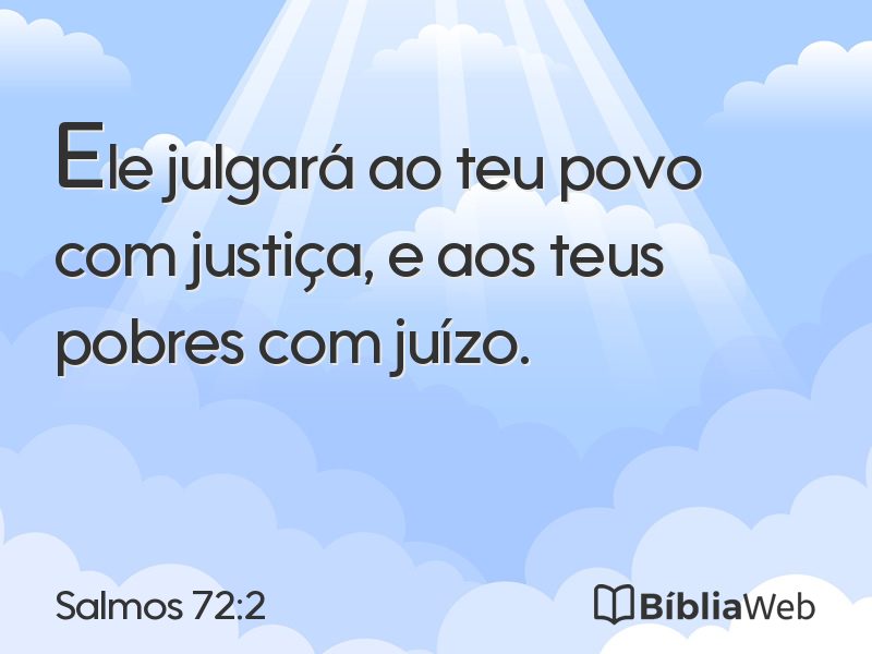 Salmos 72:2 em imagem para compartilhar