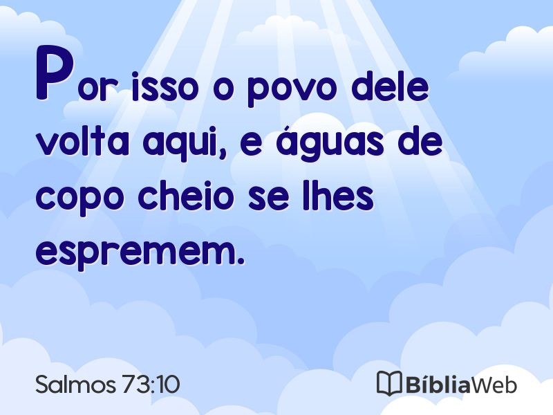 Salmos 73:10 em imagem para compartilhar
