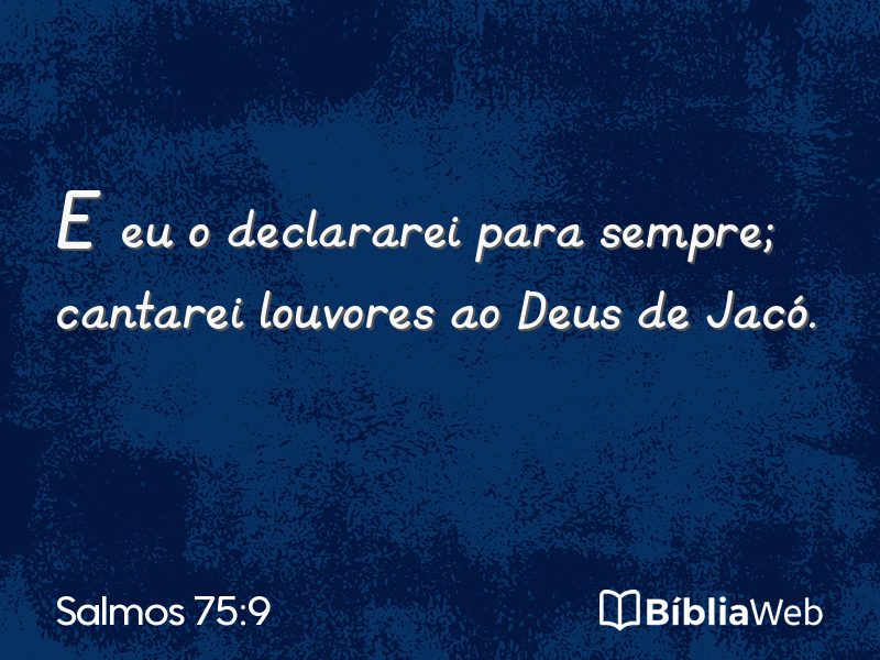 Salmos 75:9 em imagem para compartilhar