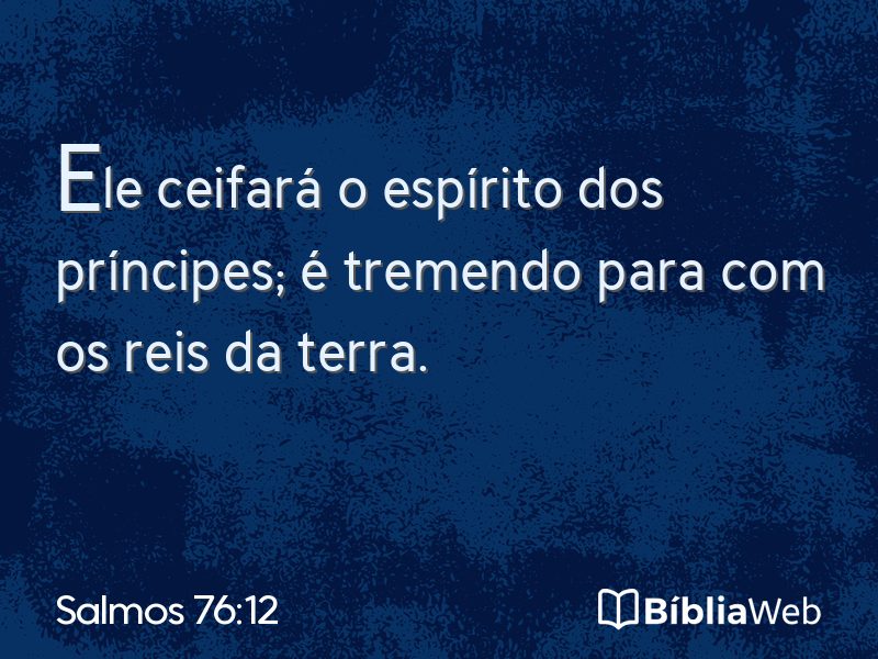 Salmos 76:12 em imagem para compartilhar