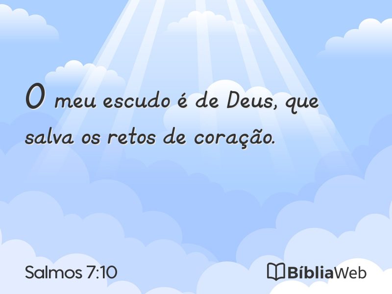 Salmos 7:10 em imagem para compartilhar