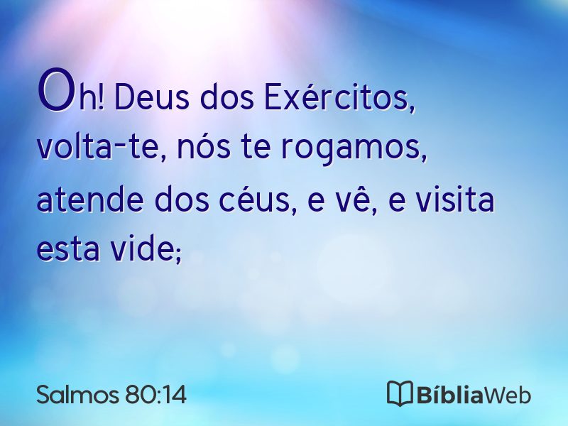 Salmos 80:14 em imagem para compartilhar