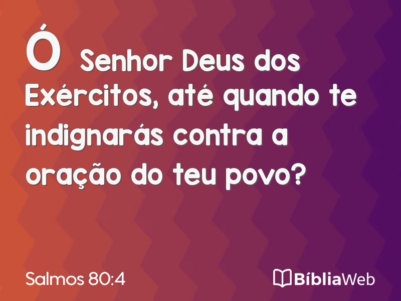 Salmos 80:4 em imagem para compartilhar