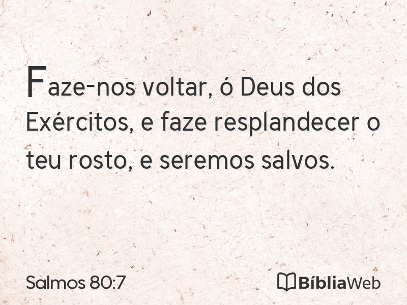 Salmos 80:7 em imagem para compartilhar