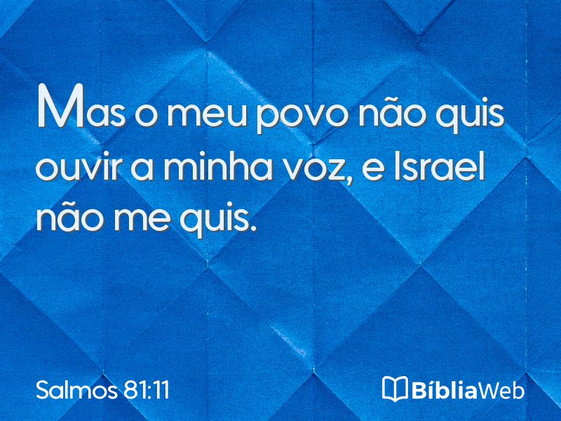 Salmos 81:11 em imagem para compartilhar