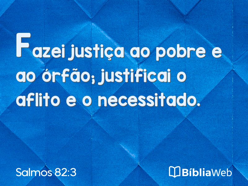 Salmos 82:3 em imagem para compartilhar