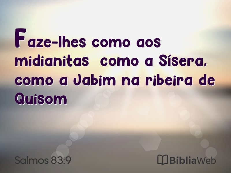 Salmos 83:9 em imagem para compartilhar