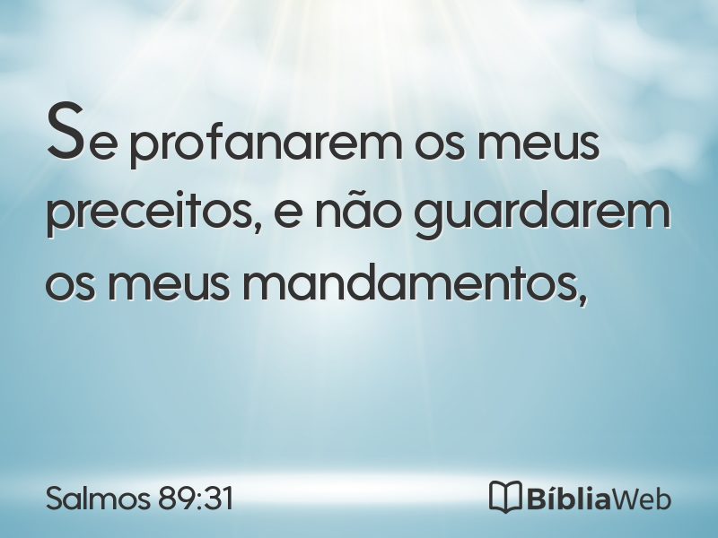 Salmos 89:31 em imagem para compartilhar