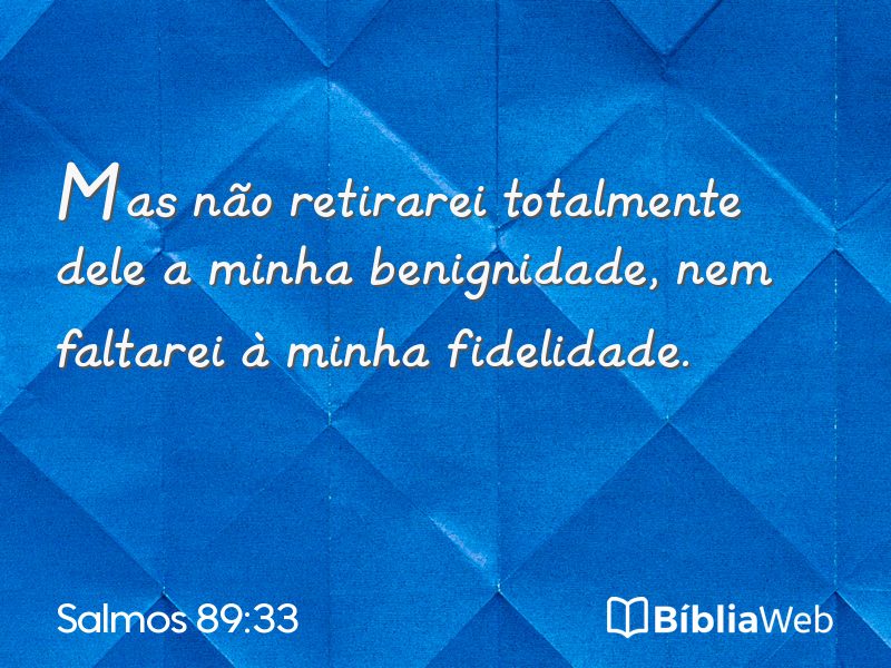 Salmos 89:33 em imagem para compartilhar