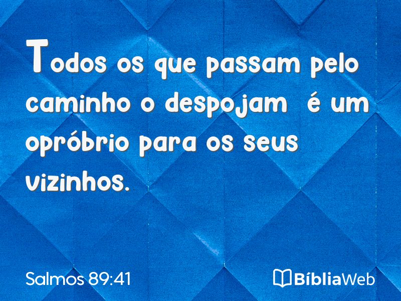 Salmos 89:41 em imagem para compartilhar