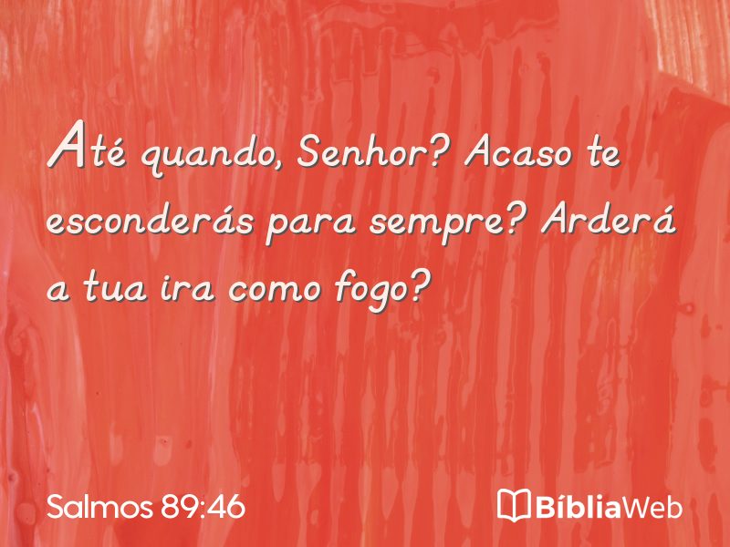 Salmos 89:46 em imagem para compartilhar