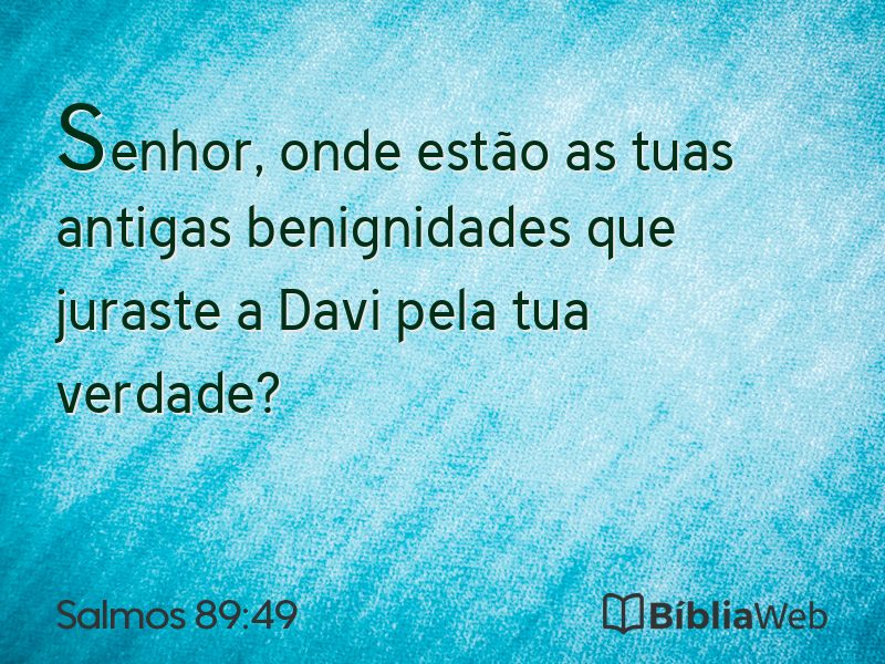 Salmos 89:49 em imagem para compartilhar