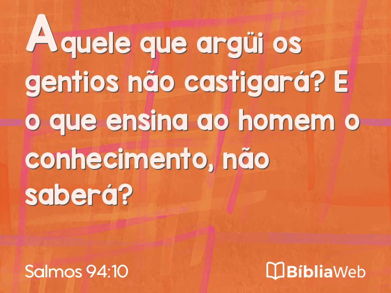 Salmos 94:10 em imagem para compartilhar