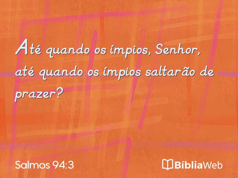 Salmos 94:3 em imagem para compartilhar