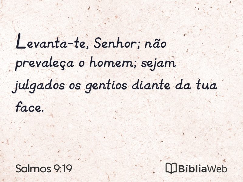 Salmos 9:19 em imagem para compartilhar