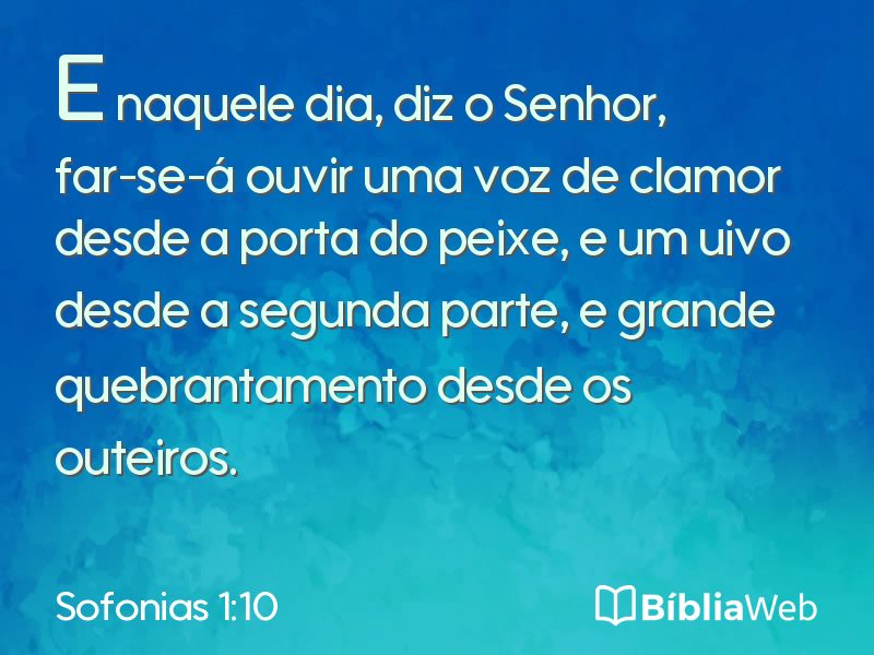 Sofonias 1:10 em imagem para compartilhar