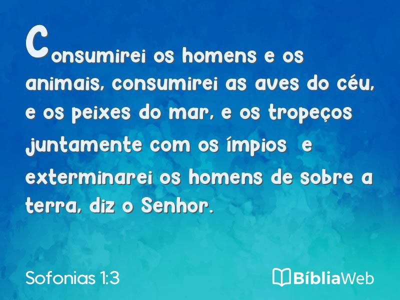 Sofonias 1:3 em imagem para compartilhar