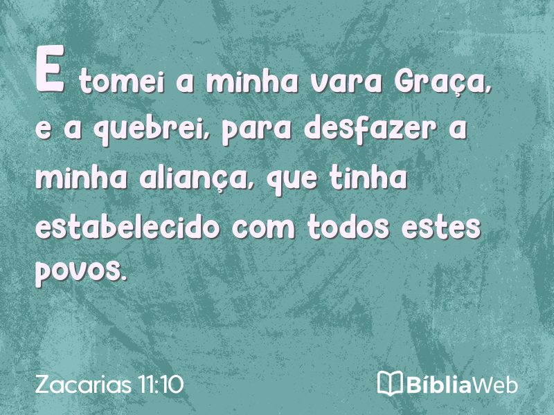 Zacarias 11:10 em imagem para compartilhar