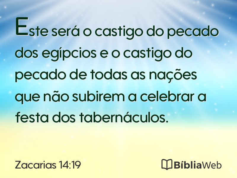 Zacarias 14:19 em imagem para compartilhar