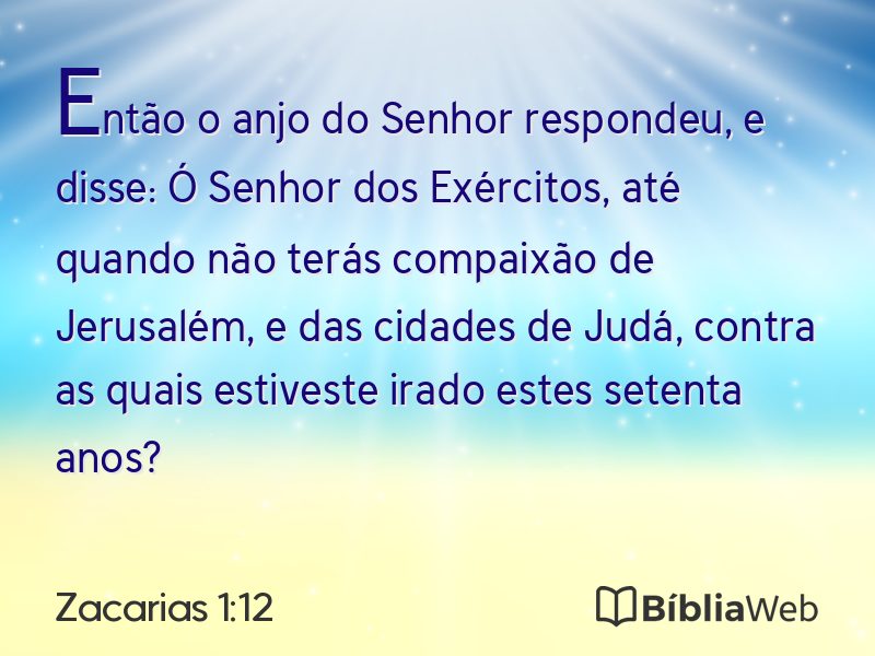 Zacarias 1:12 em imagem para compartilhar