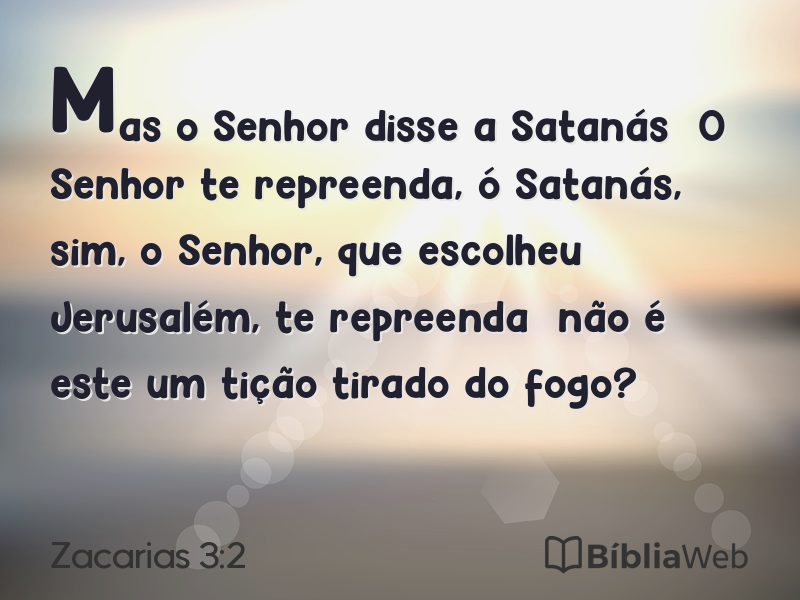 Zacarias 3:2 em imagem para compartilhar