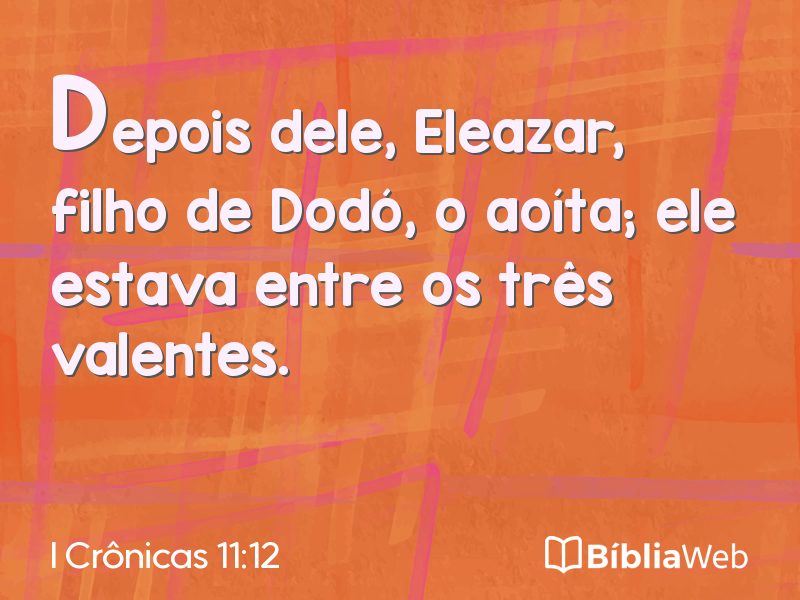 I Crônicas 11:12 em imagem para compartilhar