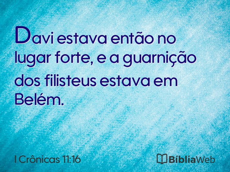 I Crônicas 11:16 em imagem para compartilhar