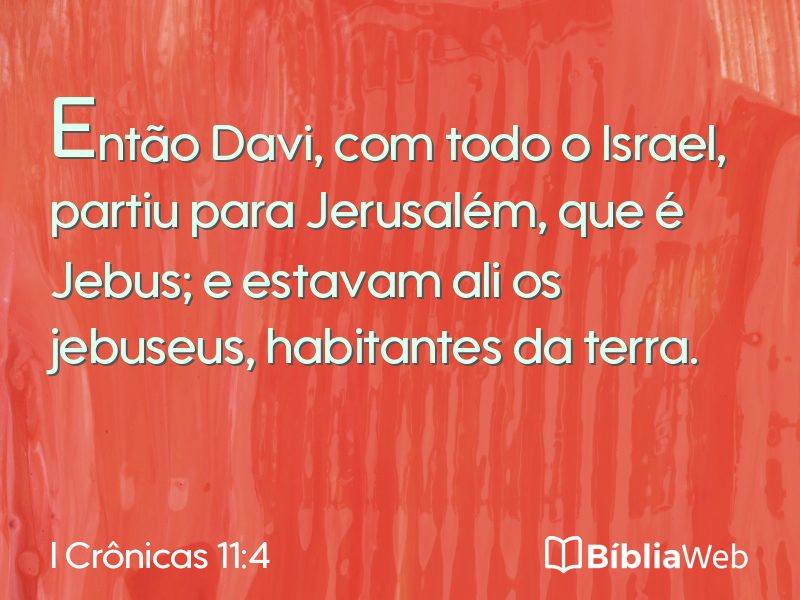 I Crônicas 11:4 em imagem para compartilhar