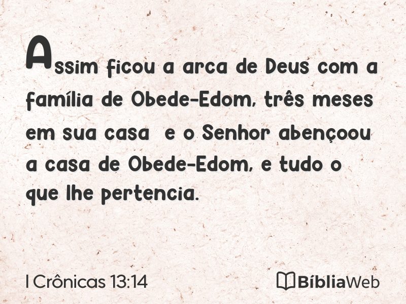 I Crônicas 13:14 em imagem para compartilhar
