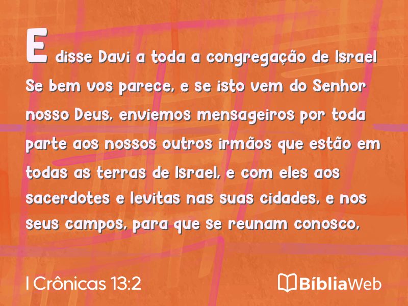 I Crônicas 13:2 em imagem para compartilhar