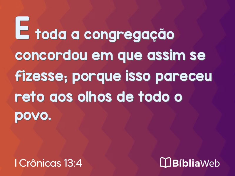I Crônicas 13:4 em imagem para compartilhar