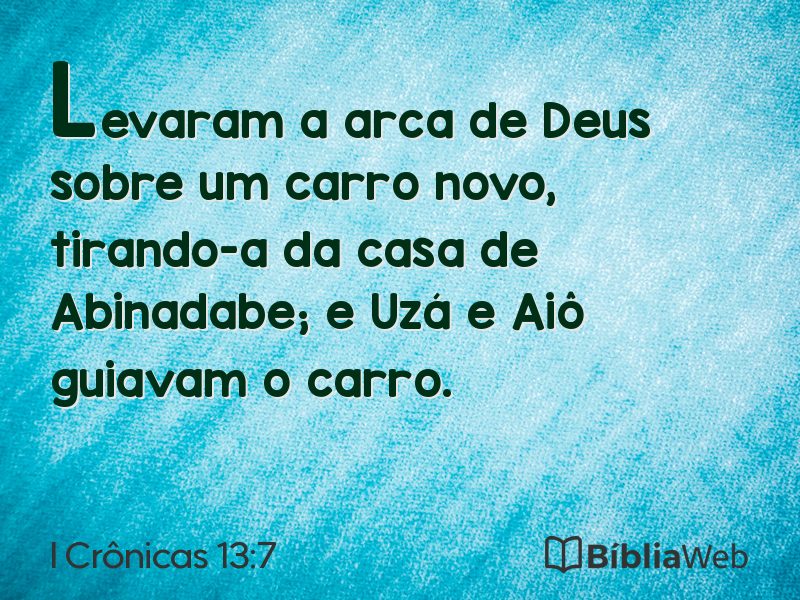 I Crônicas 13:7 em imagem para compartilhar