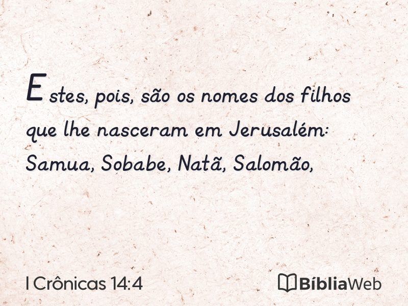 I Crônicas 14:4 em imagem para compartilhar
