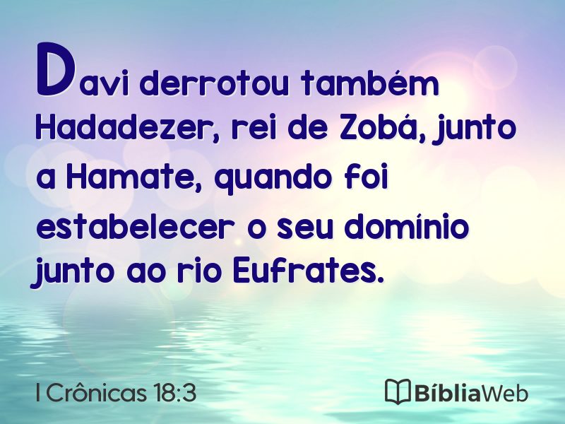 I Crônicas 18:3 em imagem para compartilhar