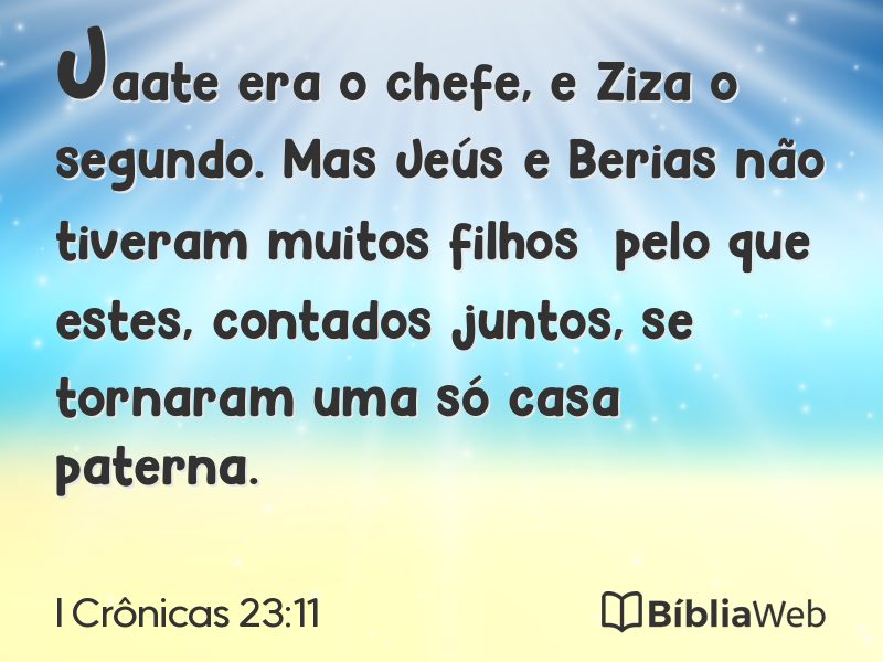 I Crônicas 23:11 em imagem para compartilhar