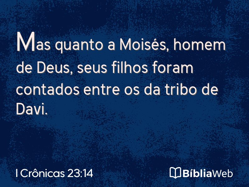 I Crônicas 23:14 em imagem para compartilhar