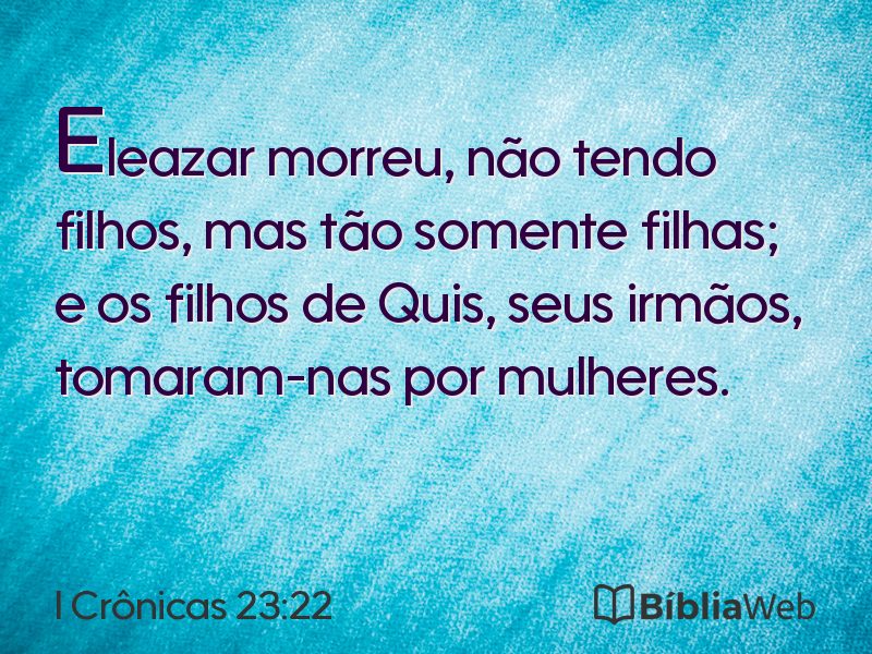 I Crônicas 23:22 em imagem para compartilhar