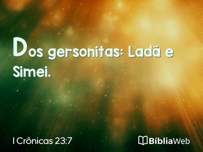 I Crônicas 23:7 em imagem para compartilhar