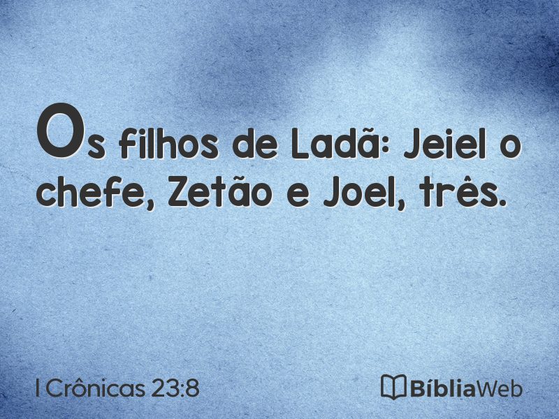 I Crônicas 23:8 em imagem para compartilhar