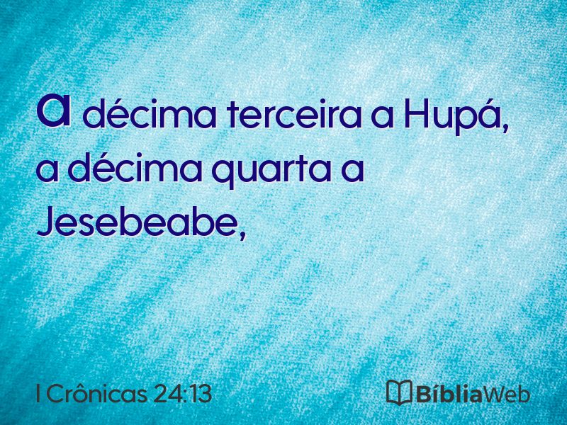 I Crônicas 24:13 em imagem para compartilhar