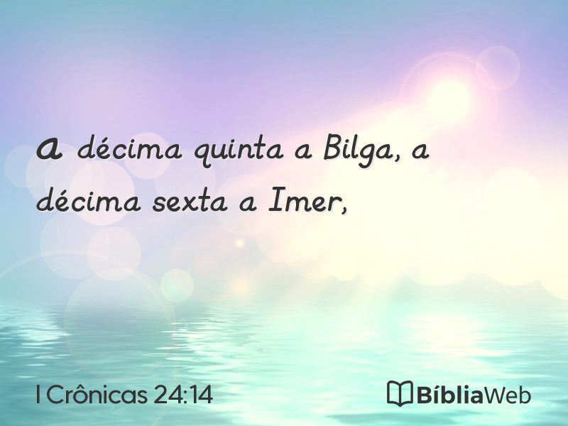 I Crônicas 24:14 em imagem para compartilhar